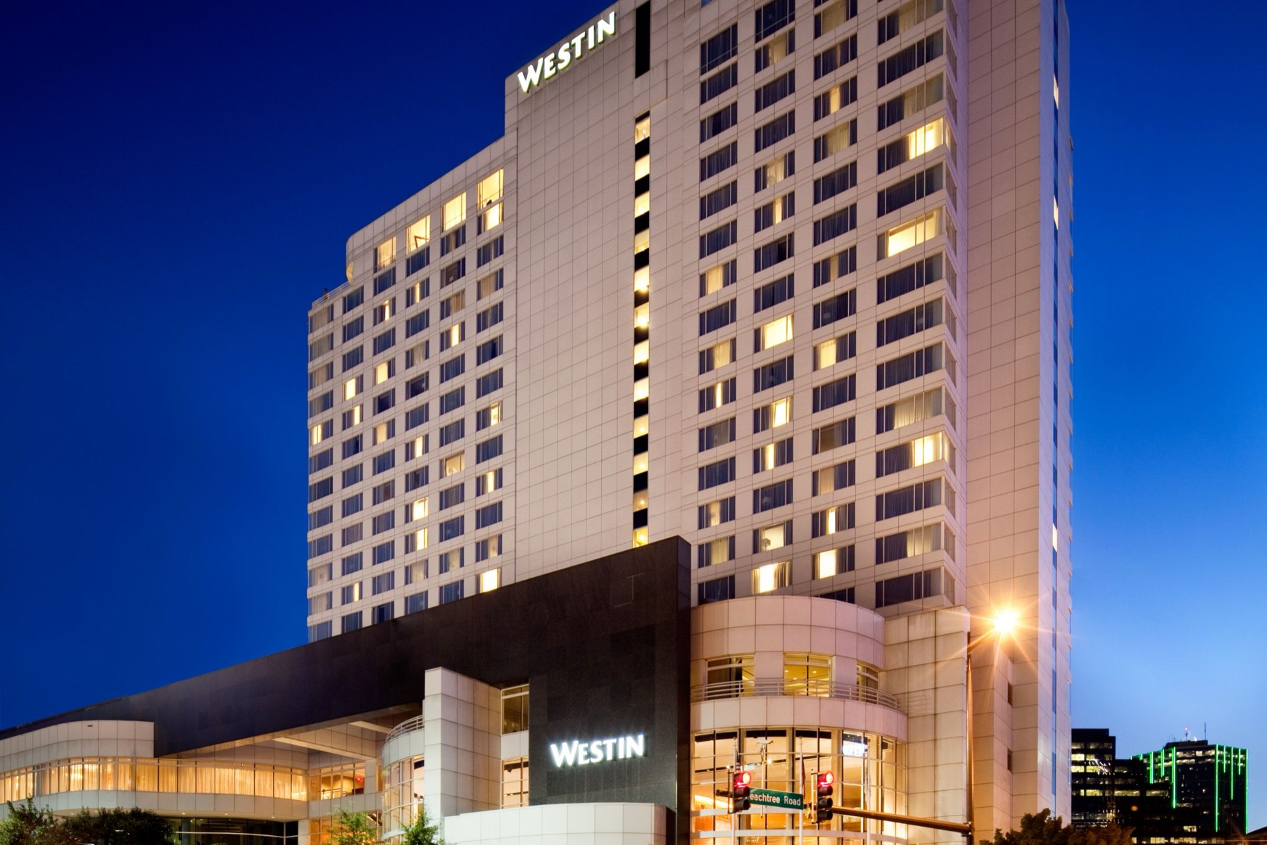 The Westin Buckhead Atlanta at dusk